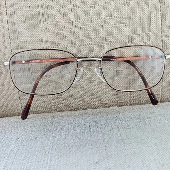 Vintage Charmant Aristar Men Eyeglasses Frame AR6771 Gold Tone 54[]17 145 - Picture 3 of 12